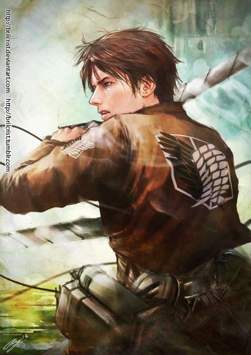 brilcrist:  Ladies n Gentlemen, i presented u all: Tom cruise Eren Jaeger from Attack on Titan.for higher quality, please go to my Deviantart  If i got good responds for this, will consider do the rest on legion members too, especially Rivaille, Uumm