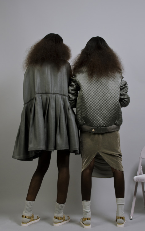 omondi:  Sienna King and DJ Smith for #OMONDI FW15 #Sienna King#rechoomondi 