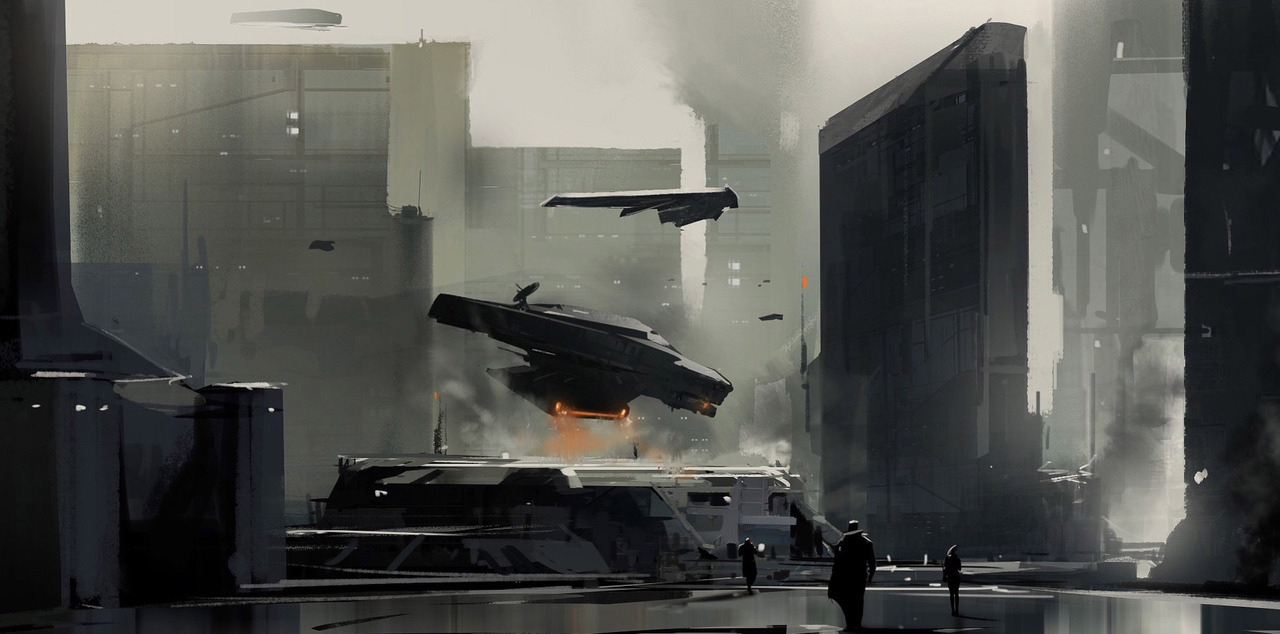 this-is-cool:  The impressive science fiction concept art and illustrations of Clinton