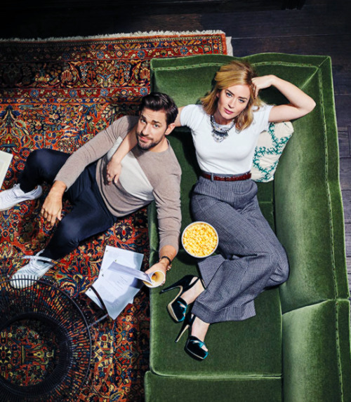 blondiepoison:Emily Blunt & John Krasinski “We’ve always allowed and rejoiced in each other havi