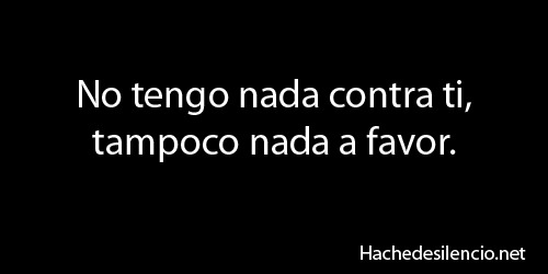 Hache de silencio