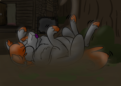 ask-vasara:  ask-vasara:  I really fucking love dirt baths. I am not a fan of water…  nightly reblog   Cute fluffy dirtball :3