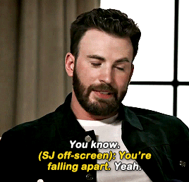 stars-bean:“Would you come back?”Chris Evans on If He’ll Ever Play Marvel’s Captain America Again - 