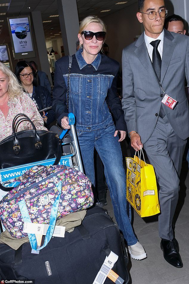 We Need To Talk About Cate. — Cate Blanchett arriving at Nice