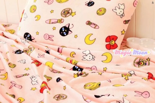 magicmoonstore: ★ Usagi Tsukino Blanket + Pillow Case ★ Visit: magicmoon.storenvy.com 