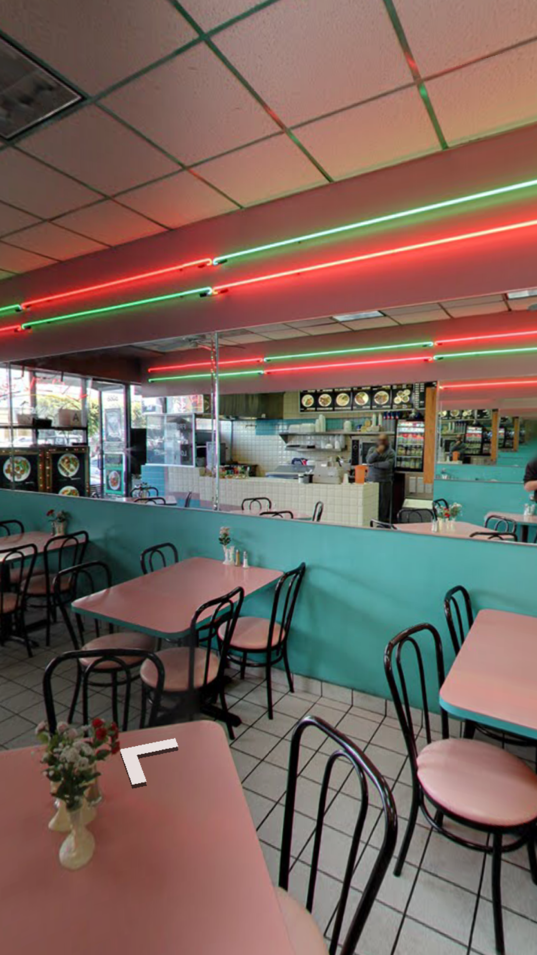 pink & teal