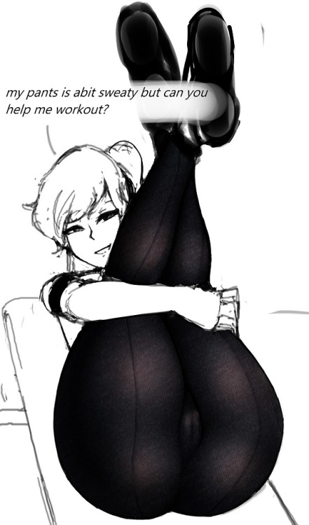 Ringsel working out and sees you staring at her i have so many abandoned art in these past 5 days th