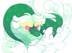 fletchfox: Fluffy Grandpa Dragon