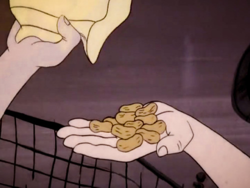 scoobydoomistakes: 1. Shaggy pours out 11 peanuts 2. Peanuts take to the air, multiply into 17 3. Pe