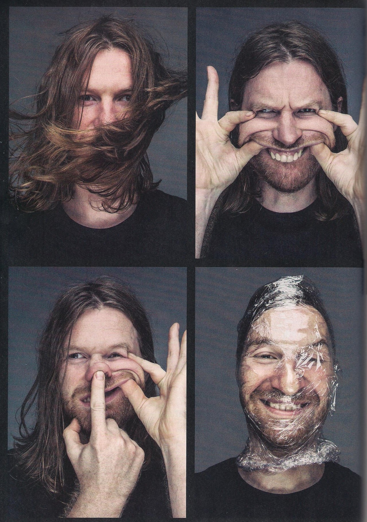 mycomputerthinksimgay:  Aphex Twin, 2014  Scanned from April 2018 issue of Q magazine