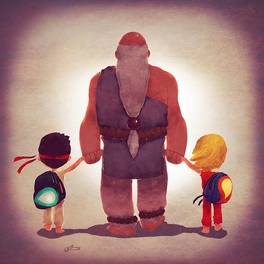 el-shango-drew-and-shot:  New Super Families series (Video Game Edition), available
