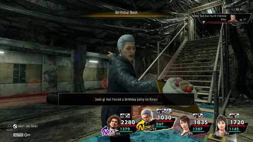 Kiryu says no to forced birthday parties.