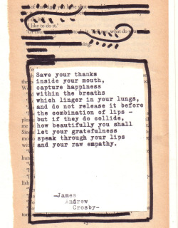 jamesandrewcrosby:  Typewriter Poetry #783 by