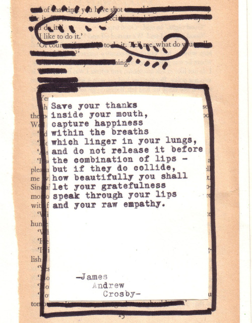 Porn photo jamesandrewcrosby:  Typewriter Poetry #783 by
