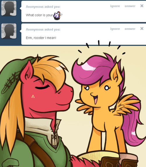 askbigredmacintosh:  You got a Scuccoloo! (Tada-da-daaaaaan~.)  lol xD