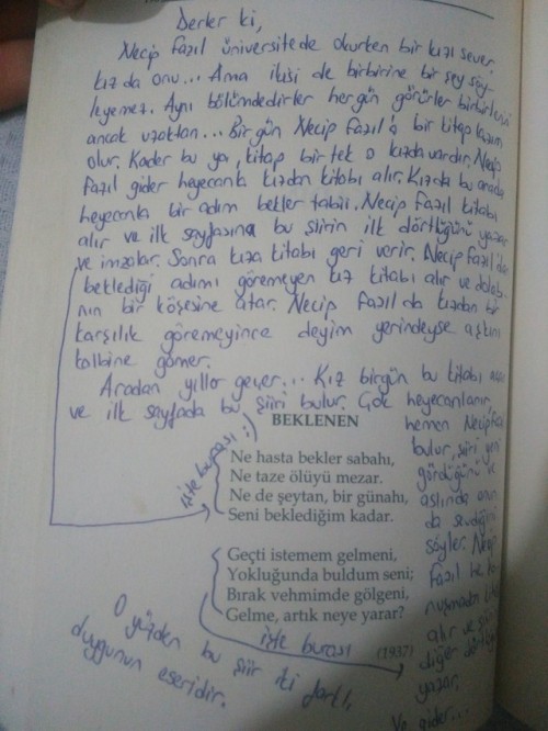 kutuptakiprens: BEKLENENNe hasta bekler sabahı, Ne taze ölüyü mezar. Ne de şeytan, bir günahı, Seni 