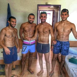 arabpowermovement:  “Just wait to see what we have in store for you, faggot,” your Master grinned. You were so excited when he told you that he was bringing you on vacation. He didn’t tell you his friends would be joining you though.“What? You