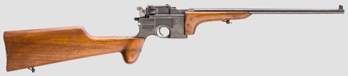 Mauser C-96 small ring hammer carbine, early 20th century.from Hermann Historica