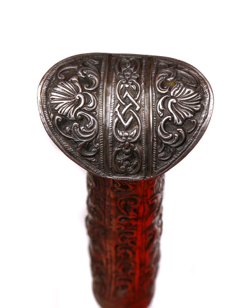 peashooter85: Silver mounted Turkish yatagan, 19th century. from Helios Auctions