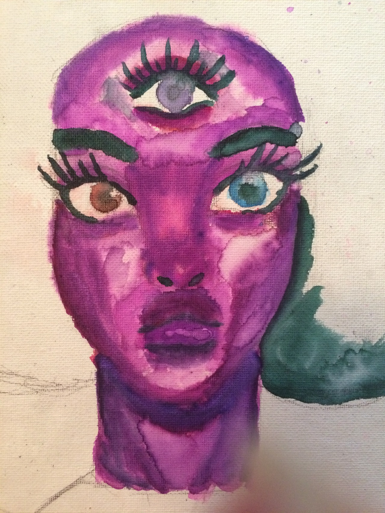 dork-who-does-art:  Garnet Watercolor WIP @jen-iii Some royal thighness for you ^^