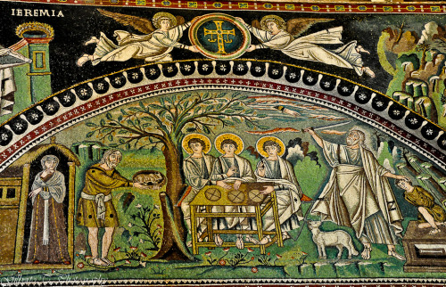 fieldofmars:Basilica di San Vitale Late antique church in Ravenna, Italy. The 6th century churc