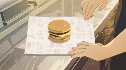 eight-teens:  anime + food aesthetic