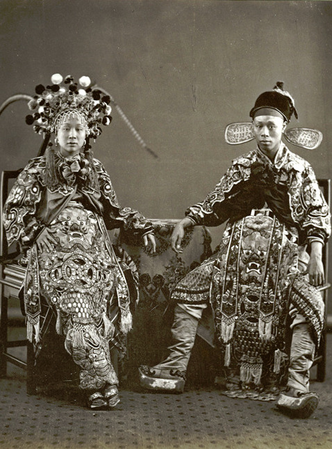 sisterwolf:
“ Chinese actor and actress, circa1868
”