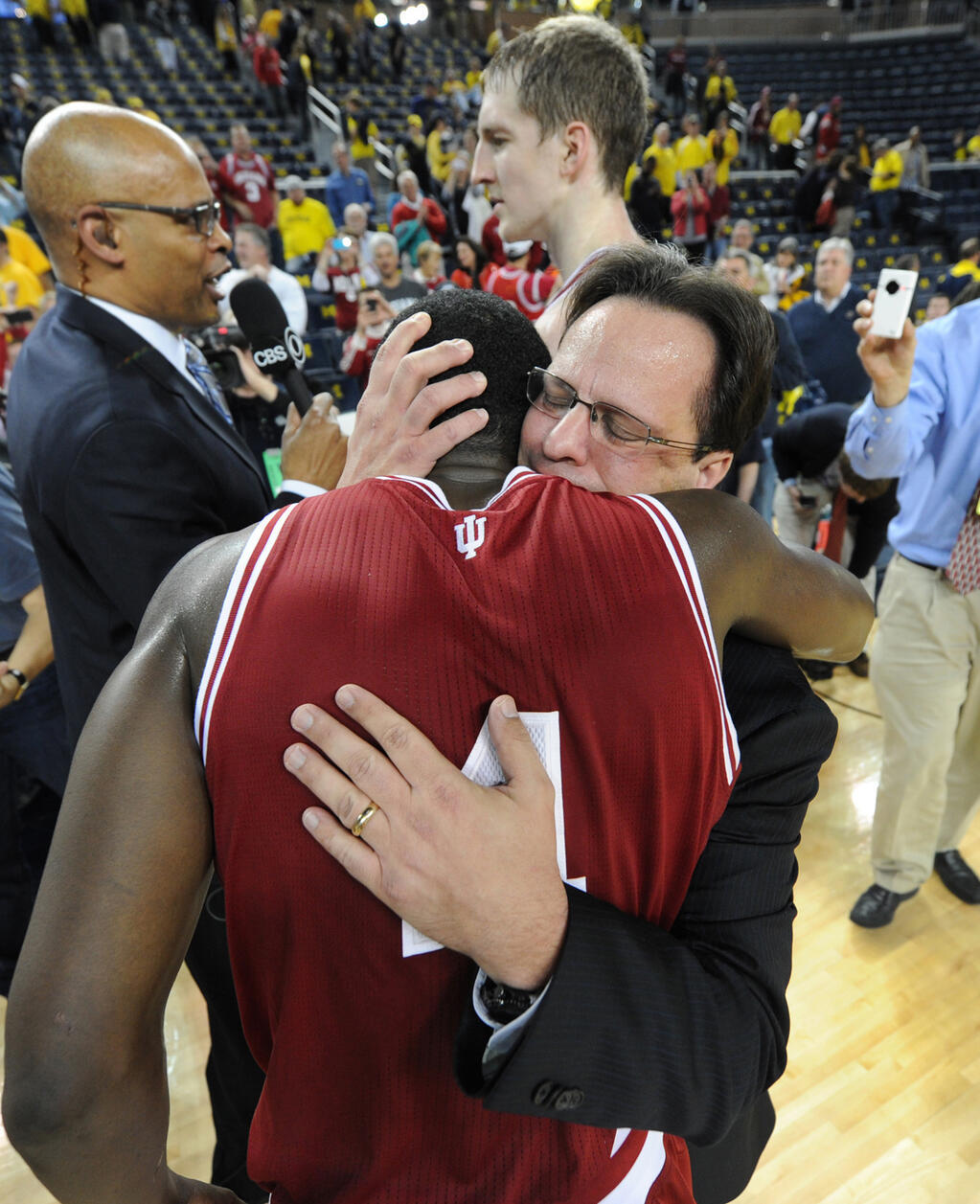 I could cry.
BIG TEN CHAMPIONS!
(Photo courtesy of Matt Kryger of the Indianapolis Star)