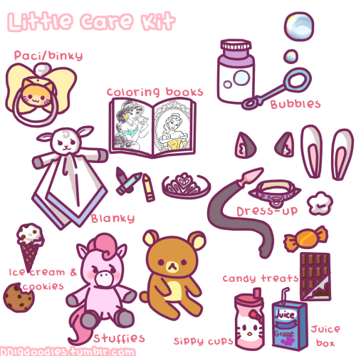 ddlgdoodles:    The perfect gifts to give or send to your littles, especially when they need a picker-upper