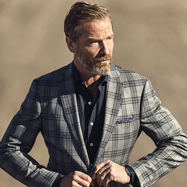 J.Hilburn Style Journal | A single shot of plaid can elevate your style...