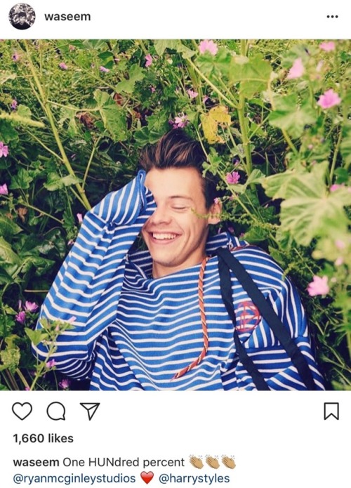 solo-harry:Harry on Waseem’s instagram + being called hun