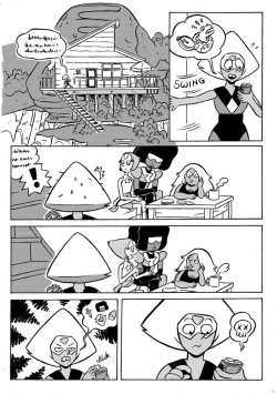 paperperil:  Remember the book I mentioned I wanted to promote for Comic Fiesta last year? Well, it was actually a Steven Universe fanbook that I did with Ashel, Nadhir, and Kaya!This week’s Steven Bomb has been great, and since tomorrow’s episode