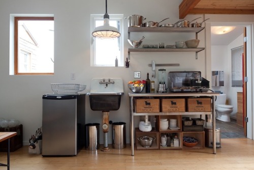 Porn photo tinyhousedarling:  A garage turned into a