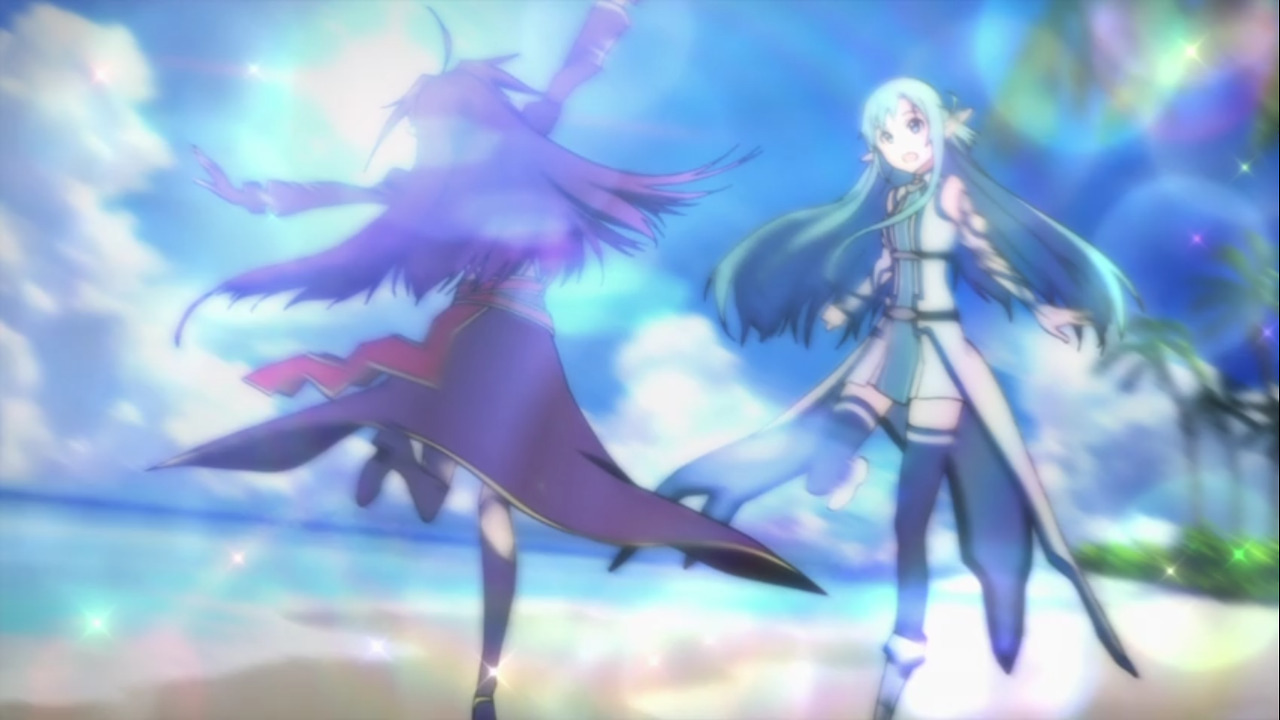 asunasweets:  Yuuki &amp; Asuna ♥ (ﾉ◕ヮ◕)ﾉ*:･ﾟ✧ 