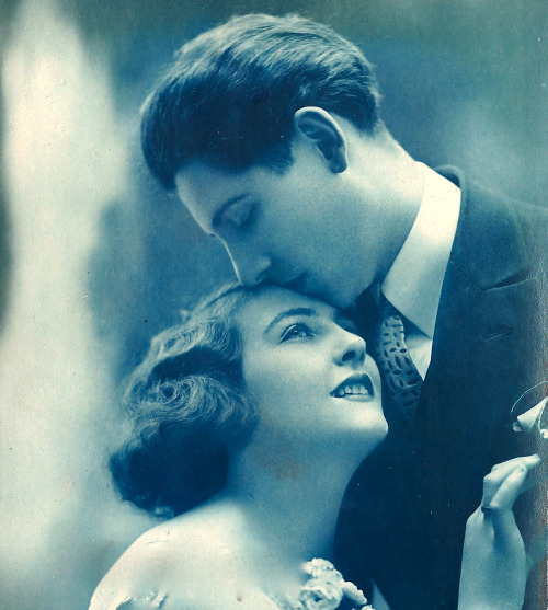 maudelynn:A Little Tenderness Lovely 1920s romantic postcard 