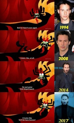 Now I’m thinking of Keanu Reeves as a live-action