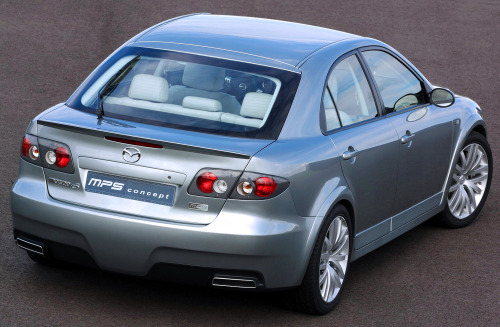 Mazda6 MPS Concept, 2002. Styled at Mazda’s European R&D Centre in Oberursel in Germany, a