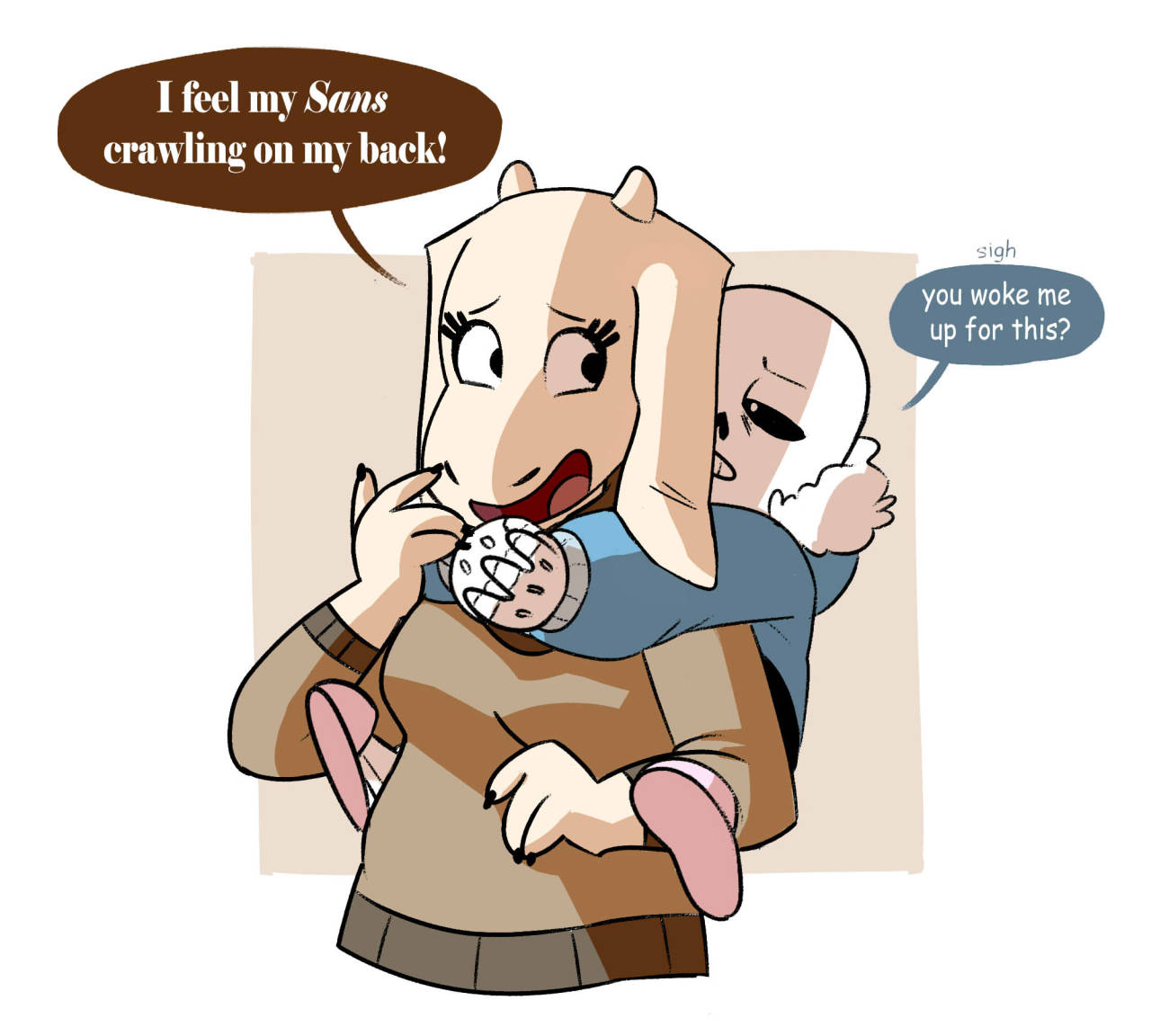 ro-bong:Have some soriel, guys Or should I say SO REALAhhhhtoocute &lt;3