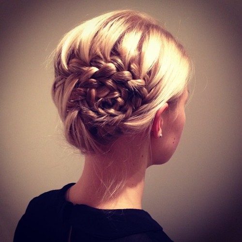 #hair #hairstyle #updo #blond #blonde #braid #braids #plait #frenchbraid #rosebraid #highlights #flo