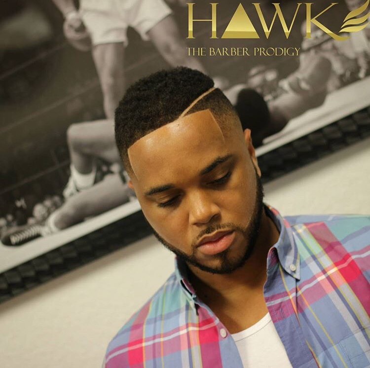 killthebloodyredprinceofdeath:  afro-arts:  Hawk The Barber Prodigy  www.styleseat.com/hawkdabarber