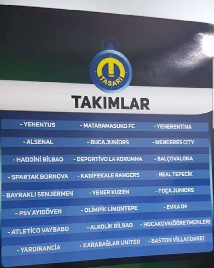 TAKIMLAR

- ALSENAL -BUCA...