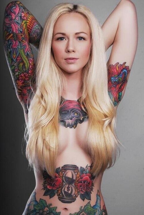 Insatiable taste for tattooed ladies