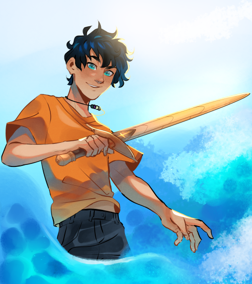 tealspell: been in a percy jackson mood…… drew my two faves