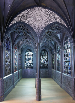 archatlas:  Gothic Works   Wim Delvoye  From the top:  Chapelle Luxembourg Mudam (Images 01 + 02)  Chapel (Images 03 - 05)  Pergola (Images 06 - 08)  Chapel MONA (Images 09 +10) 