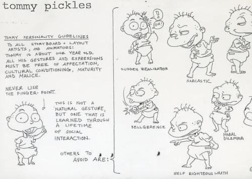 meluscine: maxiesatanofficial: nickelodeonhistory: from the rugrats season 1 style guide