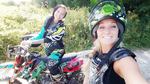 Good morning everyone Enjoy your Tuesday with the beautiful &amp; badass @alexe.g193 #motocrossbab