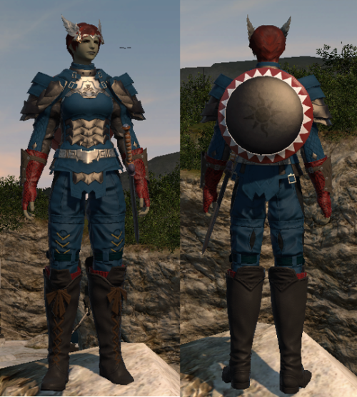enzelffxiv: I put together a Captain America glamour as a joke for my FC’s glamour contest but