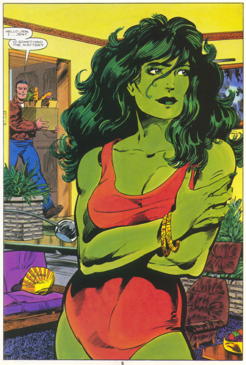 coolpages:The Sensational She-Hulk (Marvel Graphic Novel #18 - Marvel Comics - 1985)Writer: John Byr