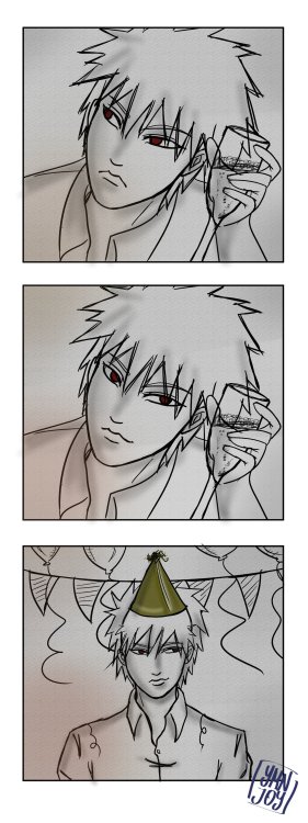 Too late, but never unparty. (?) Hppy BDay Bby TBRM ♥ #Tobirama #BirthDay