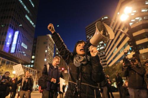 socialjusticekoolaid:  It Stops Today (Dec/4-5/14): Coast to coast— in Seattle, DC, Oakland, Ferguson, Dallas, Philly, Boston, Phoenix, Chicago, NYC— tens of thousands protested police brutality in America. In short, they shut it down. Incredible.